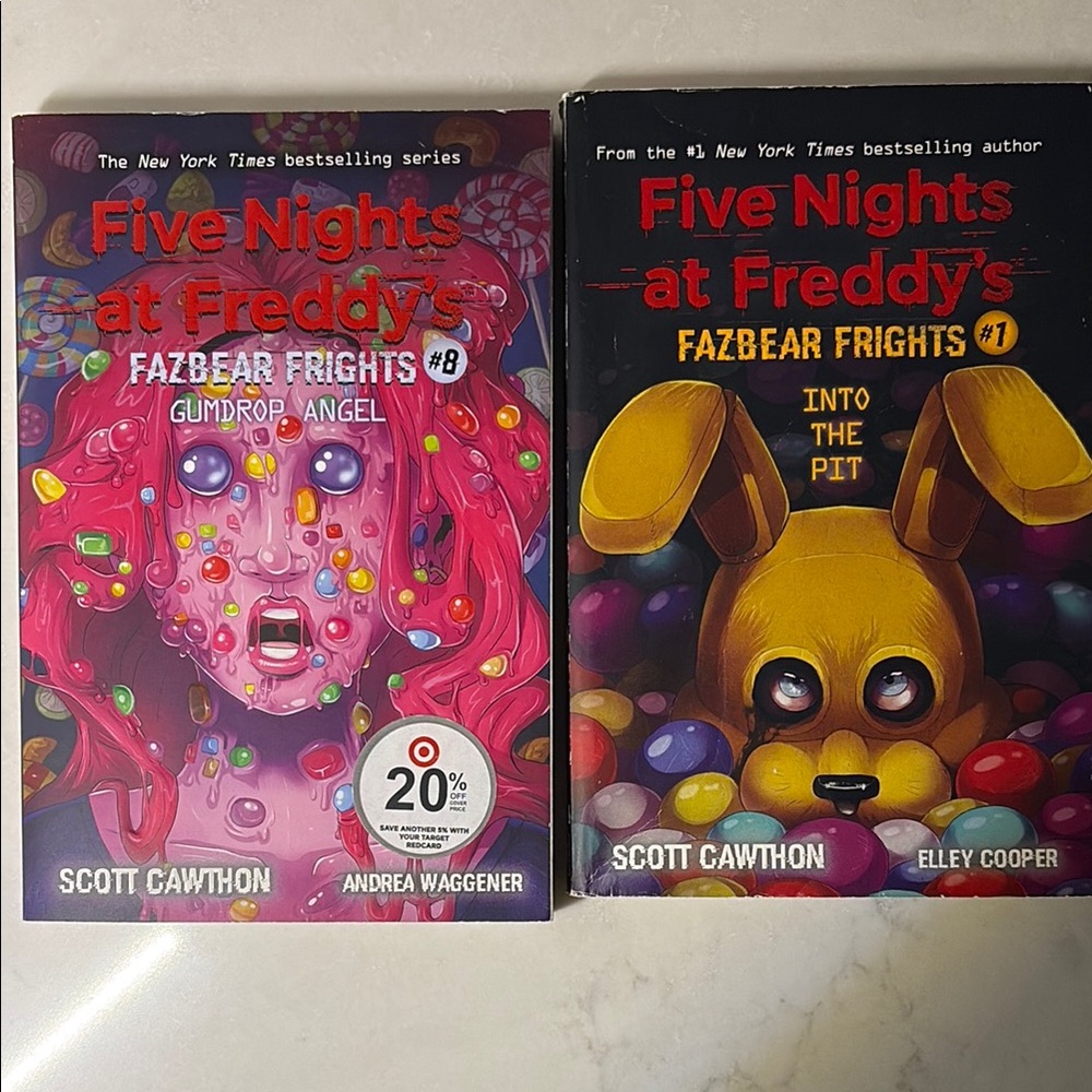 Vibrant Red and Yellow Psychedelic Series Covers